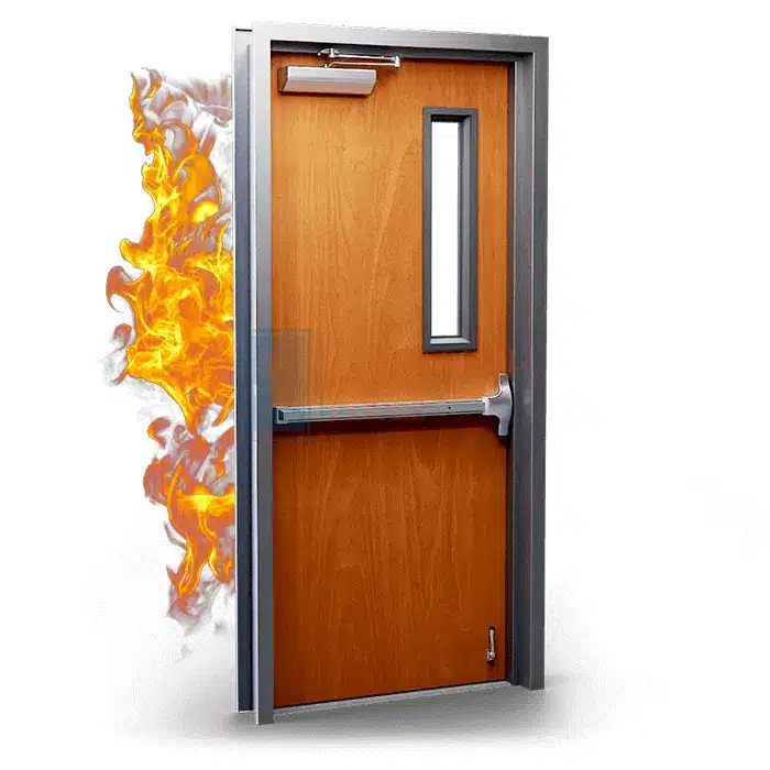 mineral core fire rated door