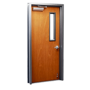 wood door with glass installers
